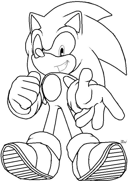 554x760 Sonic The Hedgehog Fan Drawing By Bswprecious