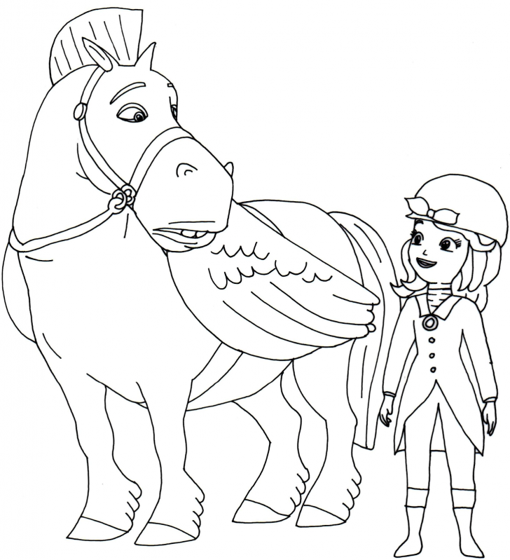 728x799 Sophia Coloring Page With Wallpaper 1080p