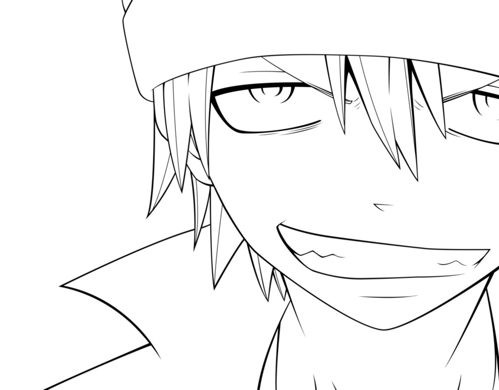 1011x790 Soul Eater Evans Lineart By Sonichakeem
