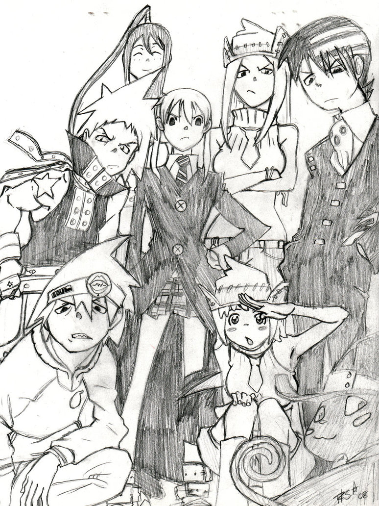 774x1032 Soul Eater Group By Nin Hitami