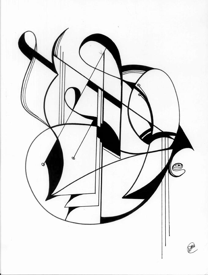 680x900 Souround Sound Drawing By Donna Martin