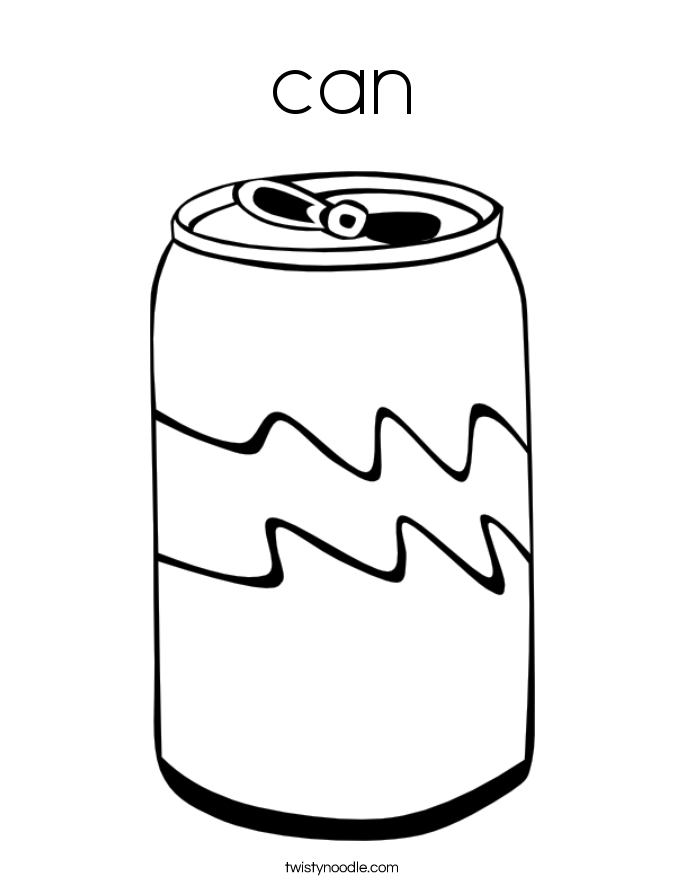 685x886 Printable Campbell's Soup Can Label Coloring Page