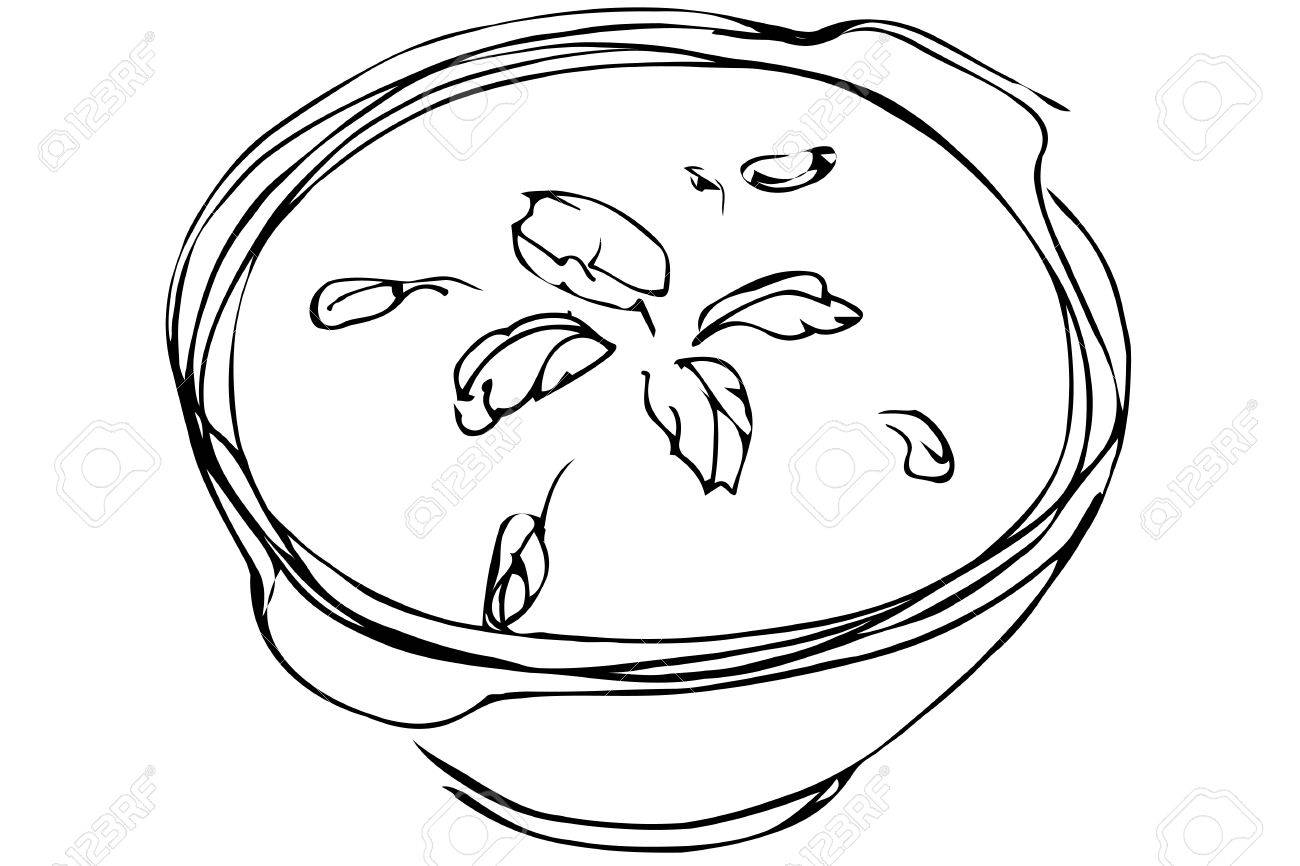 Soup Drawing at GetDrawings | Free download