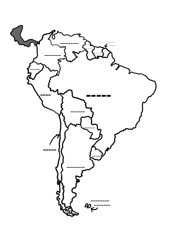 South America Drawing at GetDrawings | Free download