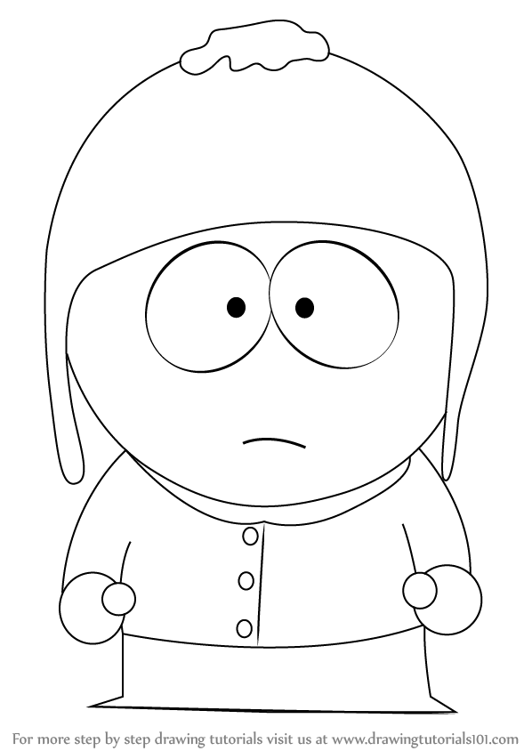 598x844 Learn How To Draw Craig Tucker From South Park (South Park) Step