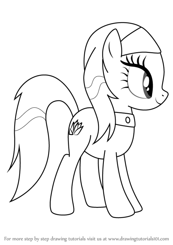 566x800 Learn How To Draw Spa Ponies Aloe From My Little Pony
