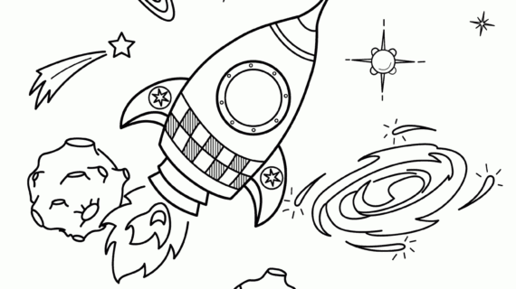 570x320 Space Drawing For Kids Outer Space Art Project For Kids Ziggity