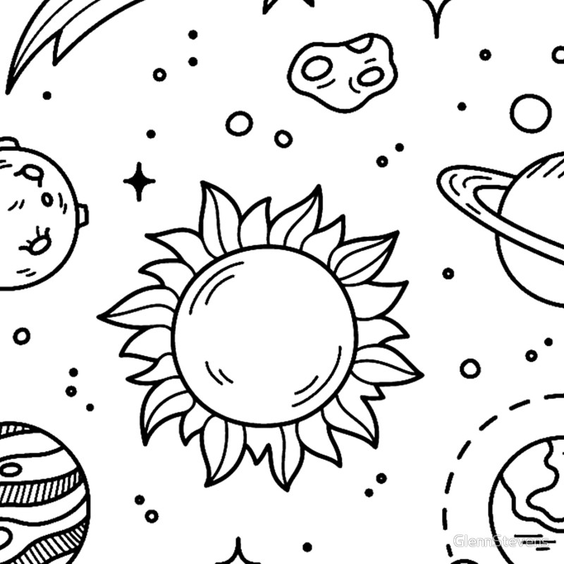 800x800 Space Tumblr Drawing Hardcover Journals By Glennstevens Redbubble