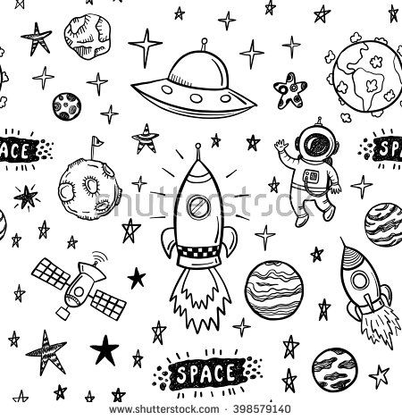 450x470 The Best Space Doodles Ideas On Space Drawings