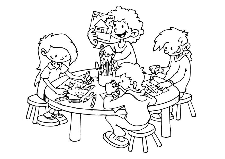 875x620 Coloring Page Drawing Space