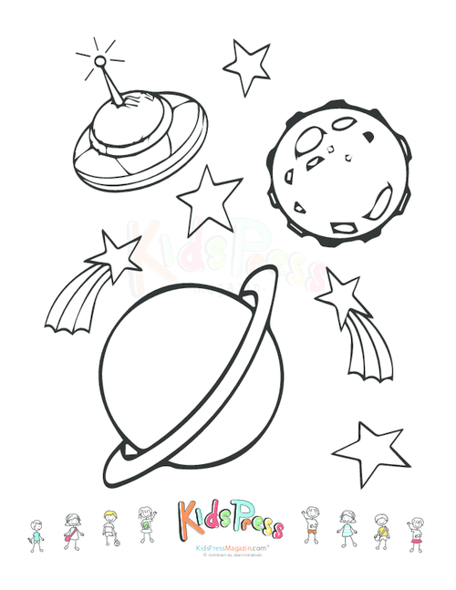 500x647 Nice Space Coloring Pages Ideas For Your Kids