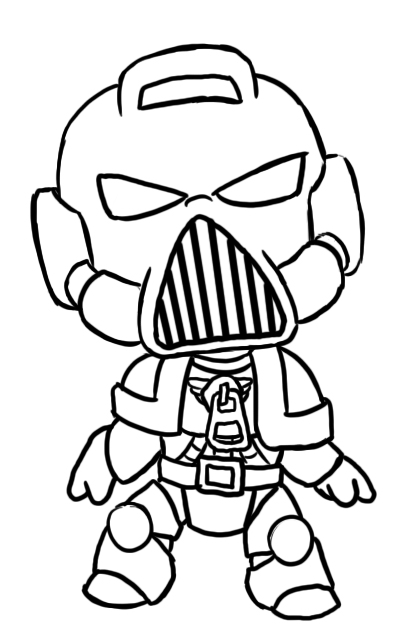 414x641 Sackboy Space Marine W Helmet By Satanicretribution