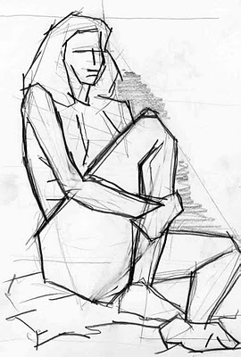 270x400 Gesture Of Life Drawing Finding Space With Angles Figure