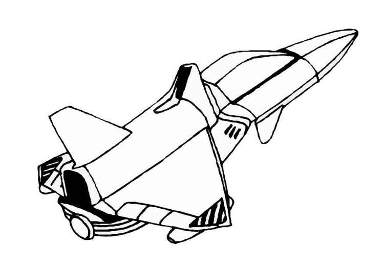 750x531 Coloring Page Space Shuttle