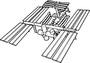 299x210 Space Station Art Clip Art