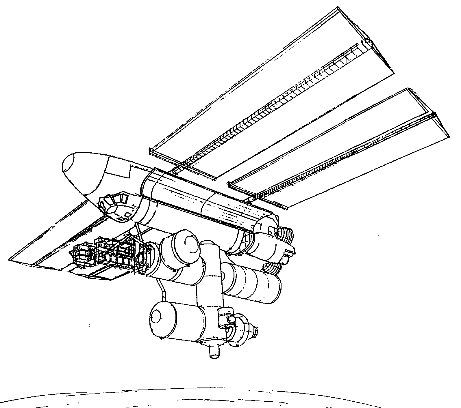 1595x1414 Spaceflight History The 1991 Plan To Turn Space Shuttle Columbia