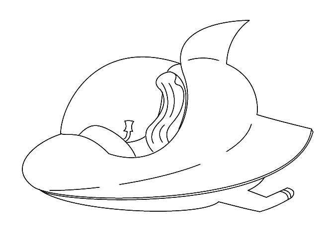 640x480 Spaceship Cartoon By Omaroman