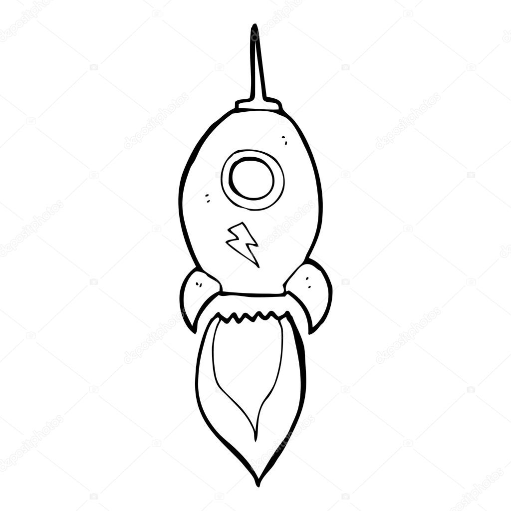 1024x1024 Cartoon Spaceship Stock Vector Lineartestpilot