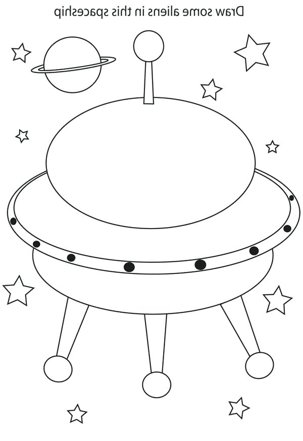 600x874 Star Wars Spaceship Coloring Pages Drawing Alien In Page Space