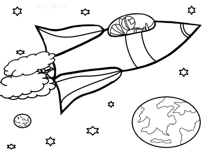 689x517 Free Printable Rocket Ship Coloring Pages Pin Drawn Spaceship Page