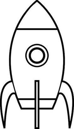 236x412 Rocket Ship Pattern. Use The Printable Outline For Crafts
