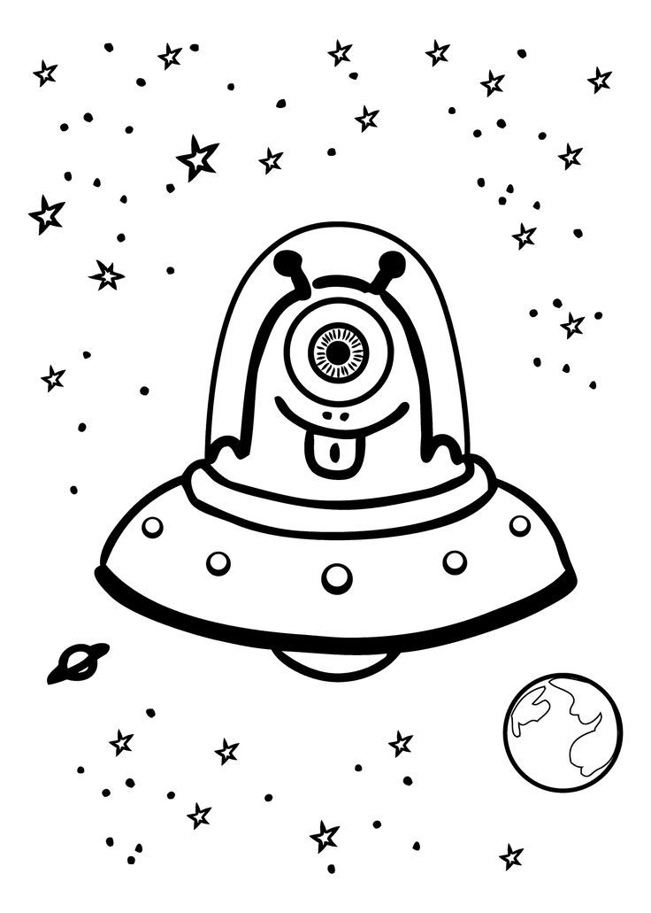 736x1031 Ships Color Clipart With Alien