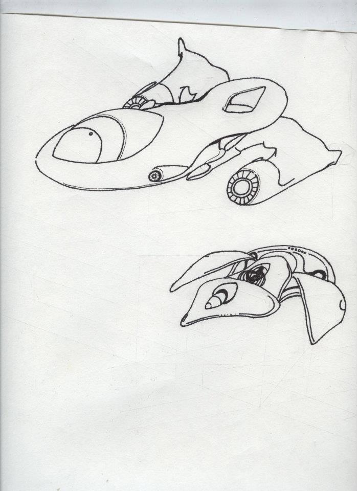 698x960 Vehicle Spaceship Object Designs Arthur Davis Jr.