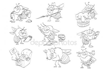 450x300 Hand Drawn Doodle Spaceships, Rockets, Falling Stars, Planets