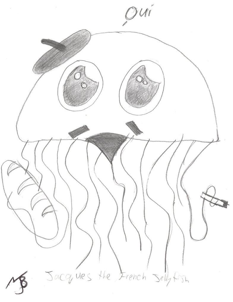 785x1017 Jacques The French Jellyfish By Ciel Spade