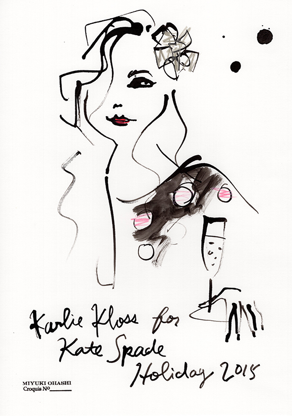589x839 Karlie Kloss For Kate Spade Holiday 2015 Ad Campaign.miyuki Ohashi