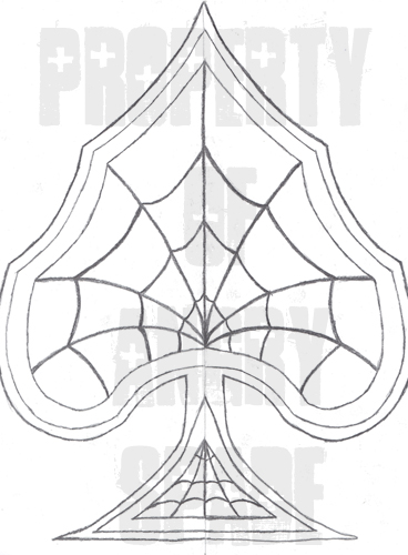 368x500 Spider Web Spade Sketch By Jmorgan07