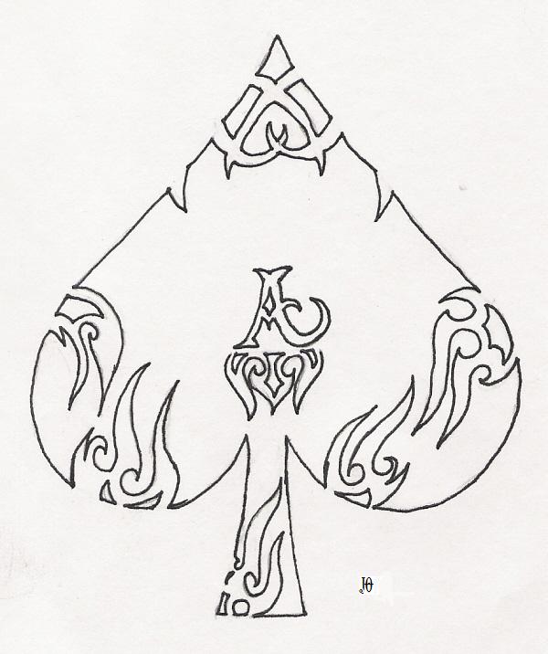 600x716 Ace Of Spades (Tattoo Concept) By Jynxx007 Playing Cards