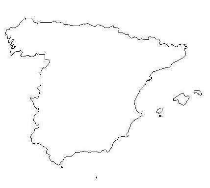428x382 Map Of Spain Amp Coloring Book
