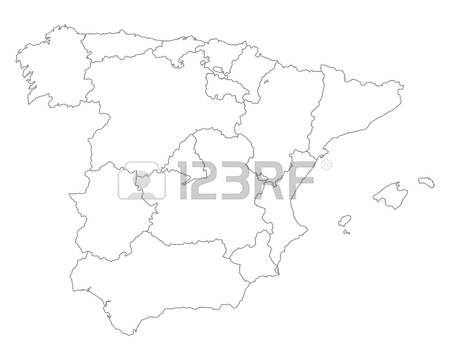 450x360 Spain, Wine Region Map Royalty Free Cliparts, Vectors, And Stock