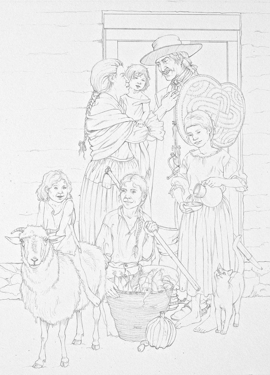 923x1280 Into History Picture This A Spanish Colonial Family, Part 2