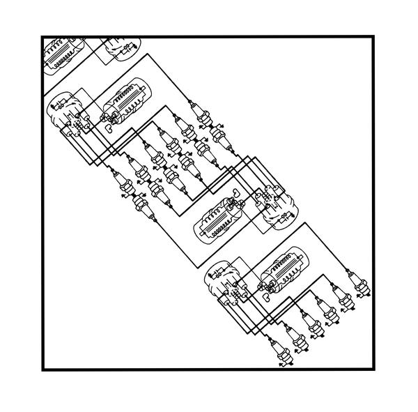 600x591 Spark Plug Pocket Square Cyberoptix Tielab