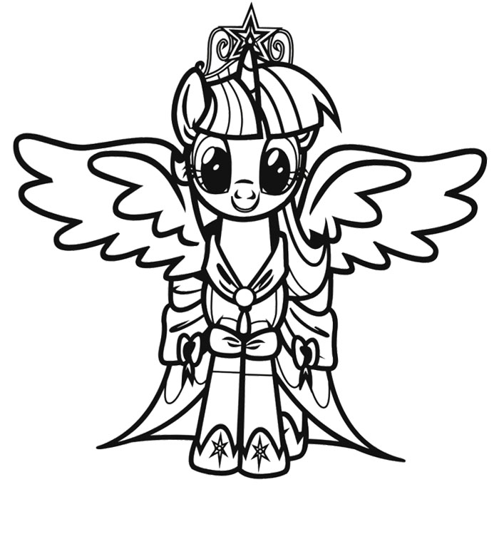 700x784 Astounding Twilight Sparkle Coloring Page 67 About Remodel Line