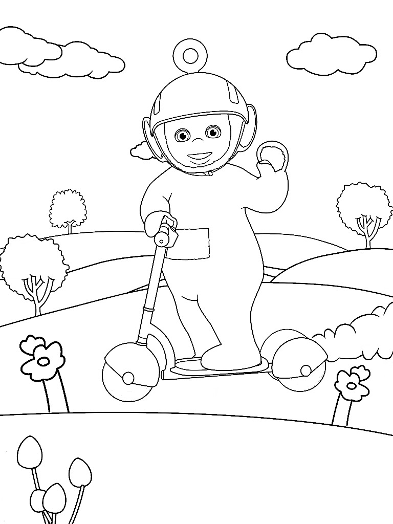 768x1024 Teletubbies Coloring Page From Teletubbies Paint Sparkles App