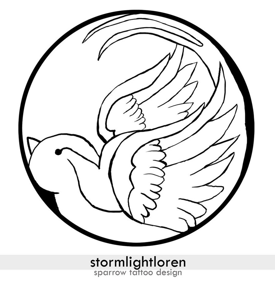 879x908 Sparrow Tattoo By Stormlightloren