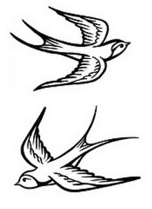220x302 Tattoo Art Drawings Tribal Sparrow Tattoo Drawings Bird Tattoo
