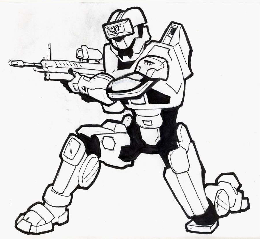 900x827 Halo Spartan Commission 2