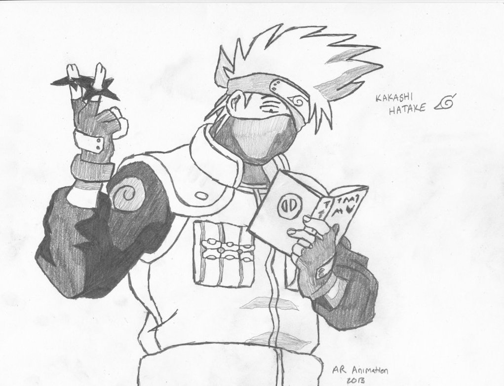 1021x783 Naruto Kakashi Hatake By Ascended Spartan