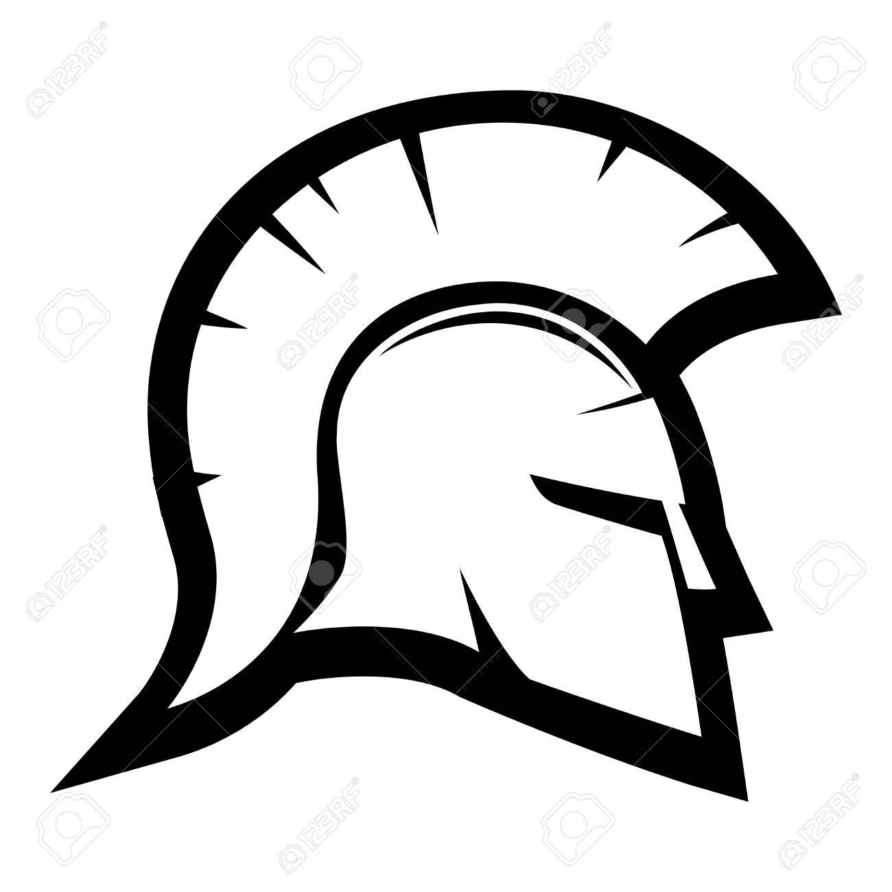 1300x1300 Spartan Helmet. Royalty Free Cliparts, Vectors, And Stock