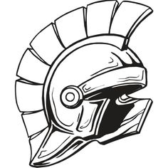 236x236 Spartan Helmet (Illustration Of An Ancient Greek Warrior Helmet