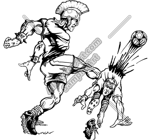 500x452 Trojan Clipart Warrior
