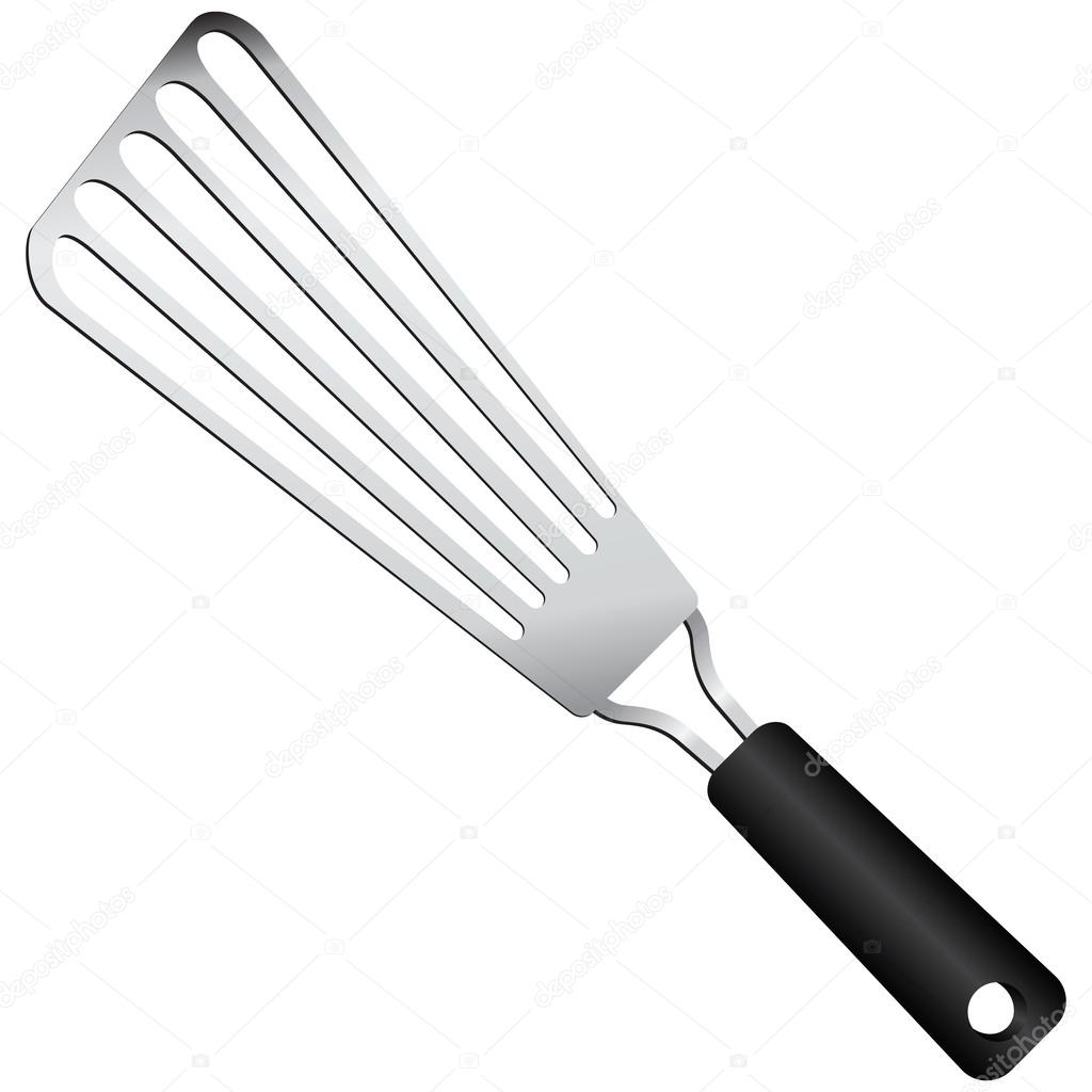 1024x1024 Stainless Steel Spatula Stock Vector Vipdesignusa