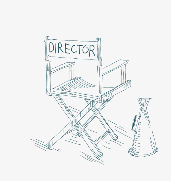650x685 Vector Director Chair, Sketch, Speaker, Vintage Png And Vector