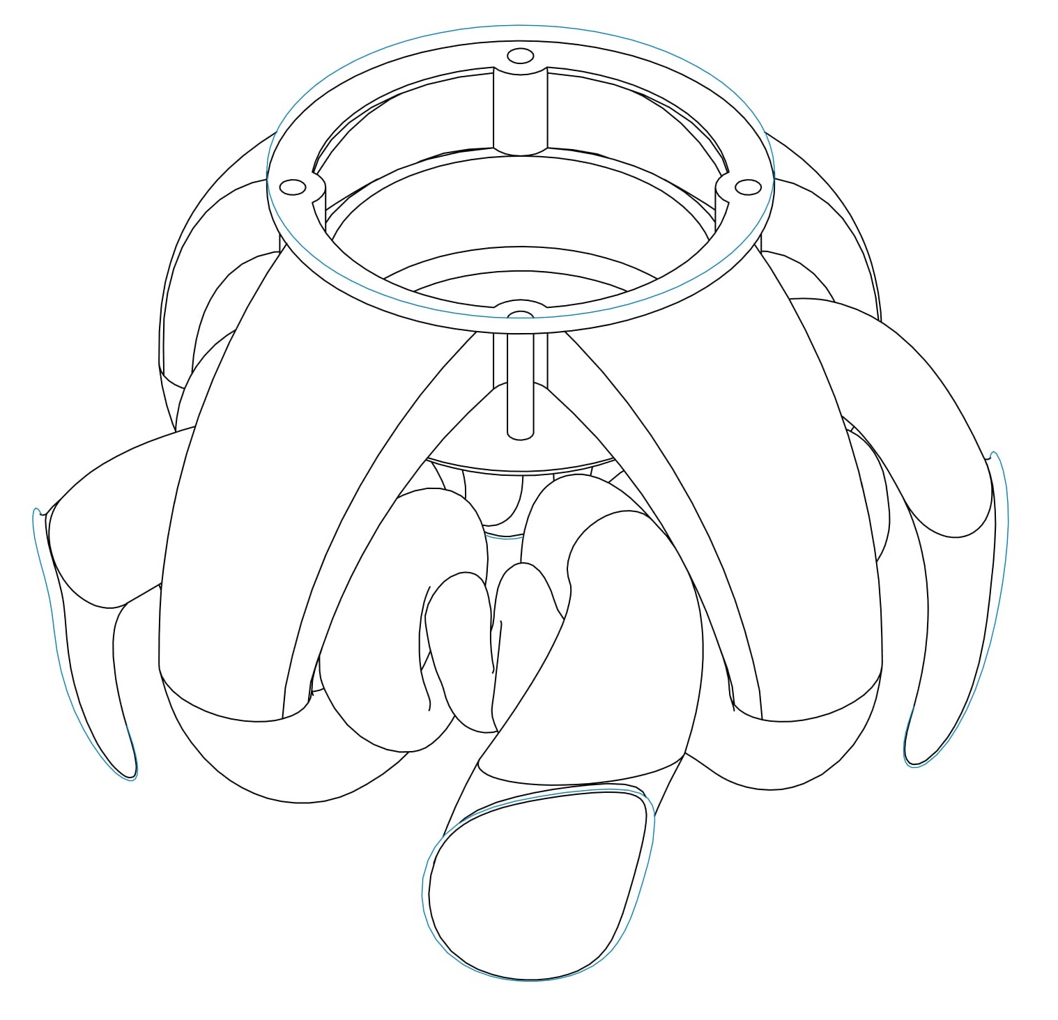 1518x1464 Bass Ball Open Source Speaker Head