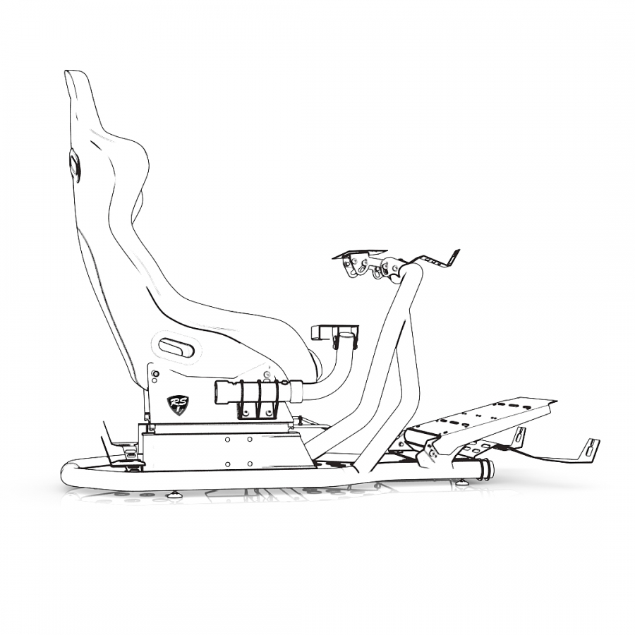 900x900 Speakers Mount Kit Black