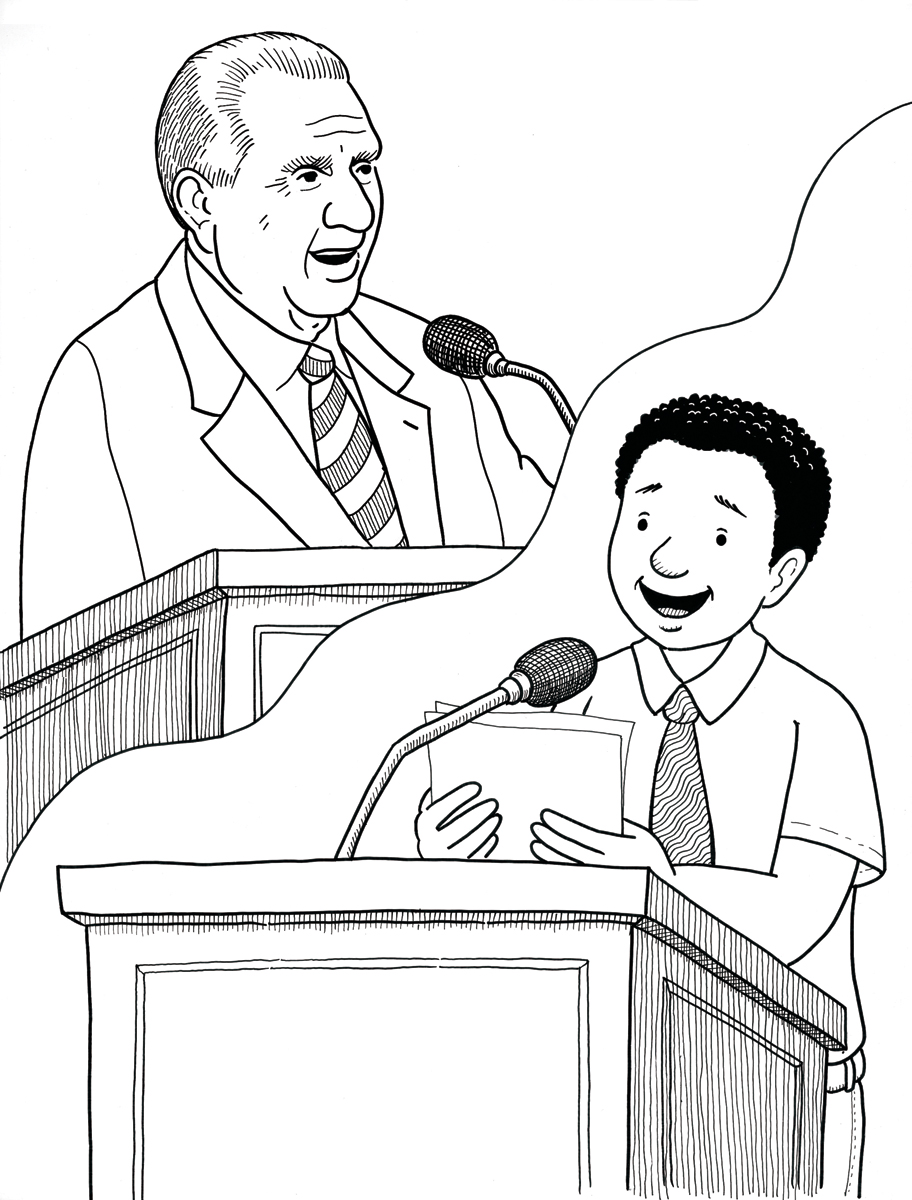 912x1200 President Monson Speaks